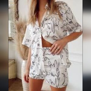 12th Tribe Satin Pajama Set